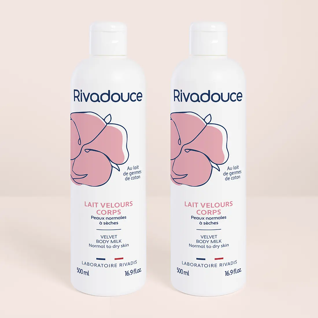 LOT LAIT VELOURS 2X500ML